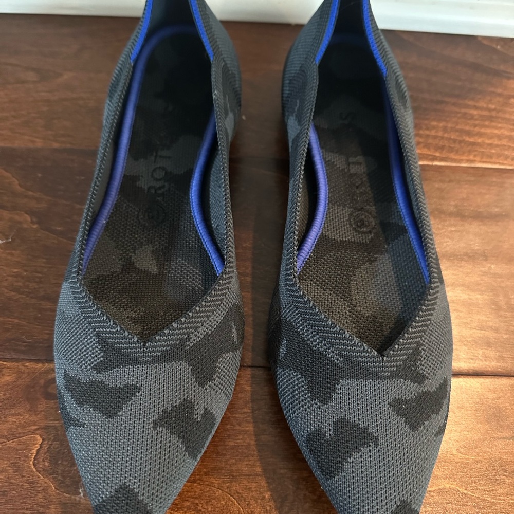 Rothy's Black Flats Eco-Friendly Comfort